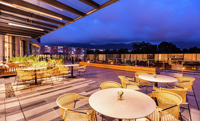 Terraza del bar